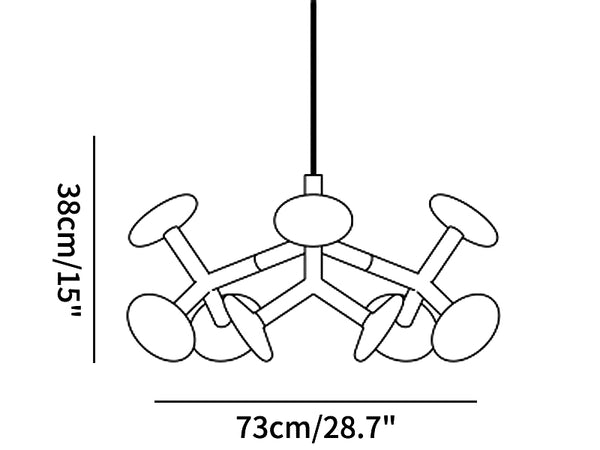 Lampadario frattale