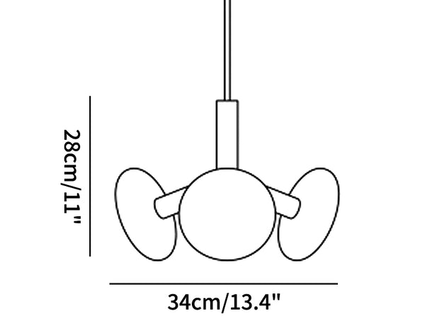 Lampadario frattale