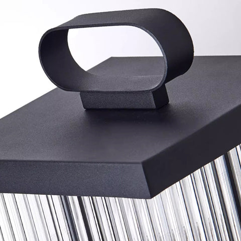 Luz solar para paisajes negra con control de luz inteligente - Dazuma