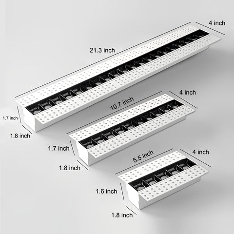 Spot LED COB magnétique encastré sans cadre pour salon - Dazuma