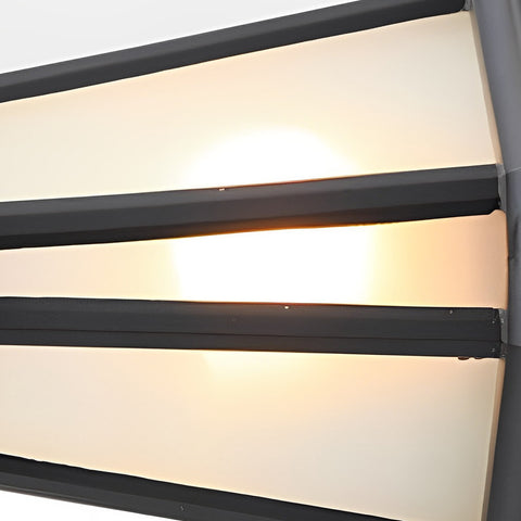 Lampada da parete per esterni impermeabile in vetro smerigliato - Dazuma
