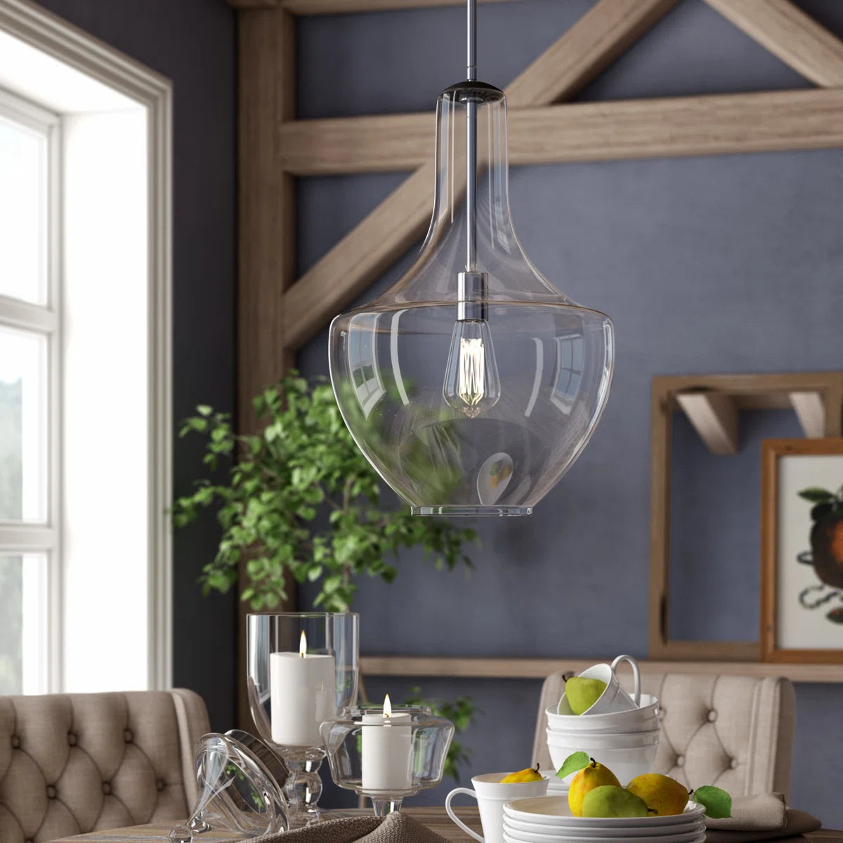Cedra Modern Farmhouse Bell Glass Lampada a sospensione singola regolabile3.4.webp__PID:c3c8574a-8cec-455f-844a-f9d0b54a57d9