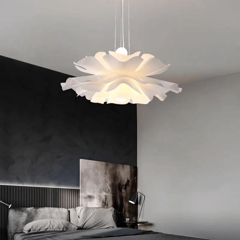 Lampada a sospensione moderna e minimalista a forma di fiore di loto bianco Elijah1 (14).webp__PID:95577d4a-ff59-4d3f-a559-7ffe5e7c988c