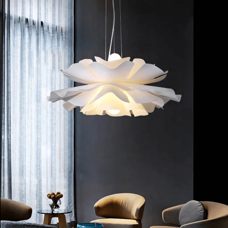 Lampada a sospensione moderna e minimalista a forma di fiore di loto bianco Elijah1 (11).webp__PID:38919095-577d-4aff-994d-3fa5597ffe5e