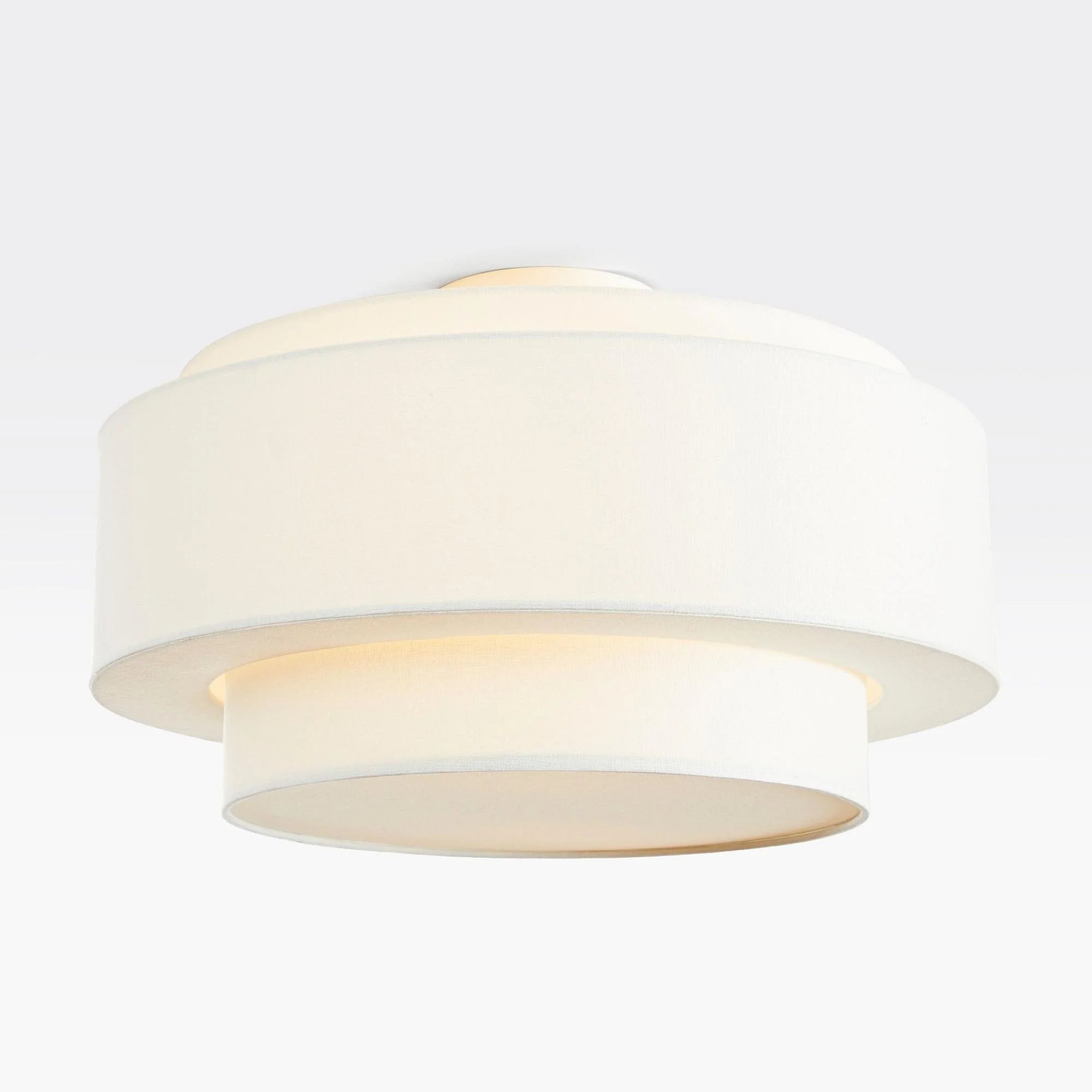 Oriana Modern Cream White Tiered Drum Linen Ceiling Light (1).webp__PID:ab86ba83-7806-493d-b6b2-a196e2f6ffff