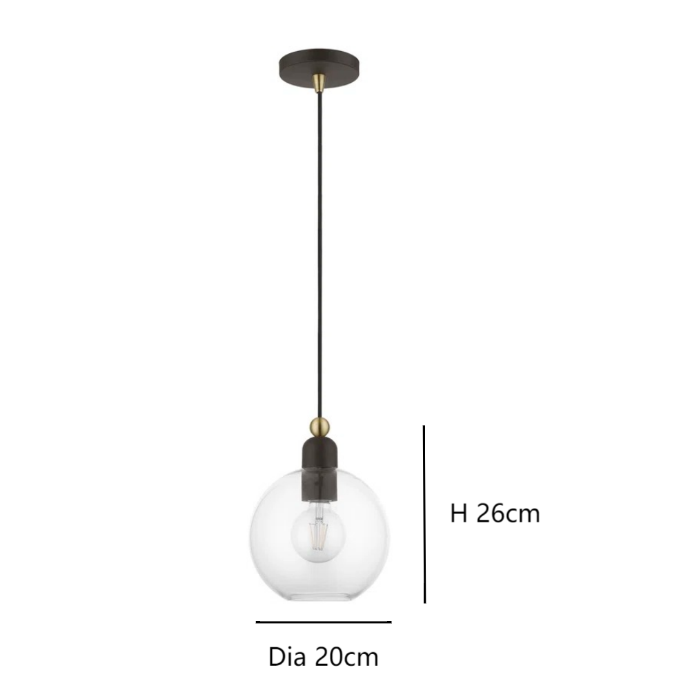 Elle Minimalistische Pendelleuchte mit Klarglaskuppel size.png__PID:e8ad5a51-1322-474d-a97c-0e0c8f351964