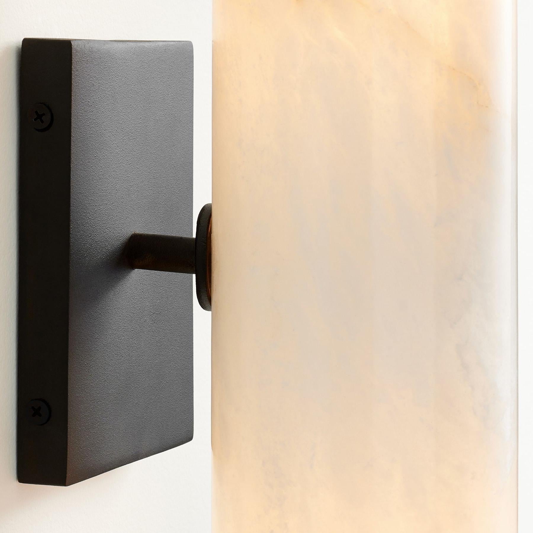 Doran alabaster tube sconce final gallery image
