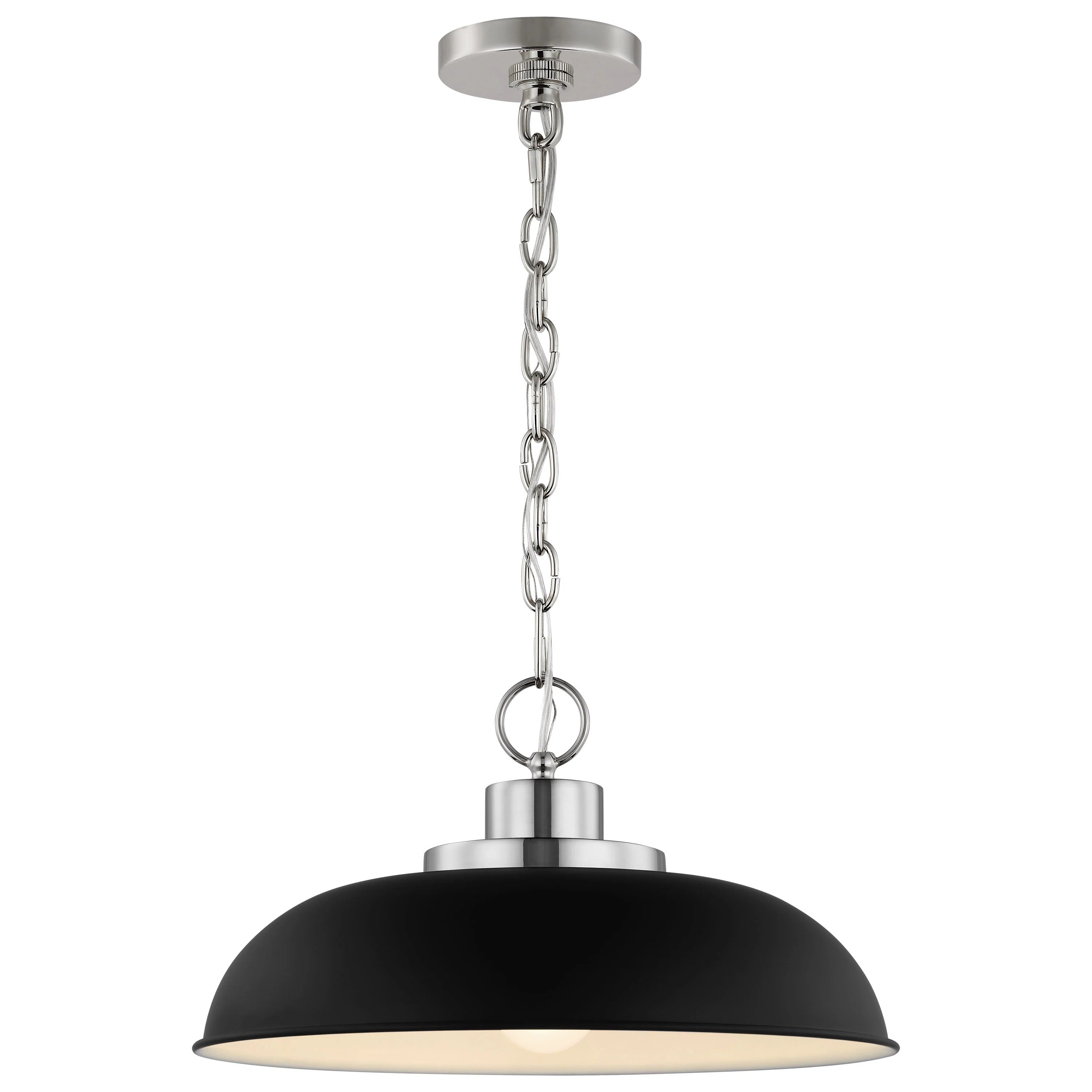 Suspension dôme en métal blanc moderne Briony sku3.webp__PID:d1d84811-7762-4b07-b197-afc617f7a04c