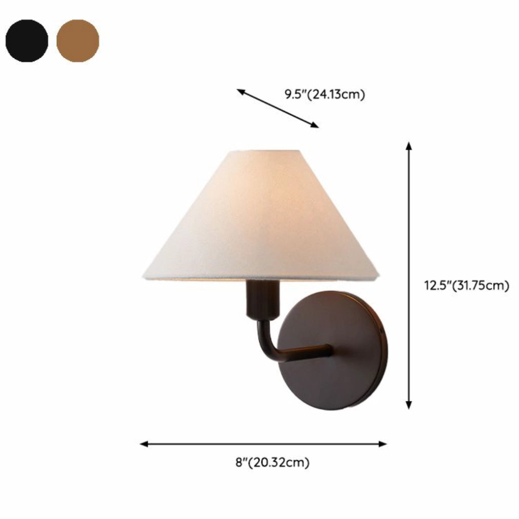 Kinkiet Thalia Wabi-Sabi Fabric Cone Wall Sconce-chicun.webp__PID:eb5eb9ea-10ec-46a1-965f-909d4e33463b
