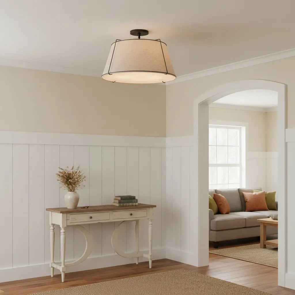 Mireya Modern Farmhouse Linen Drum Deckenleuchte10.webp__PID:7d940d8e-5643-4c76-ab2b-5e95919ca085