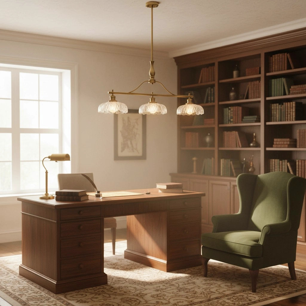 Lampadario a 3 luci Rowan vintage in vetro testurizzato5.webp__PID:d3dfb71a-dcb5-4ae5-9a64-3bbb193928c5