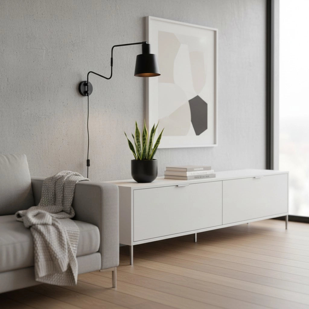 Lampada da parete minimalista con braccio oscillante Torsten7.webp__PID:a140de75-c025-494b-8b41-0ffd1f5df0ef