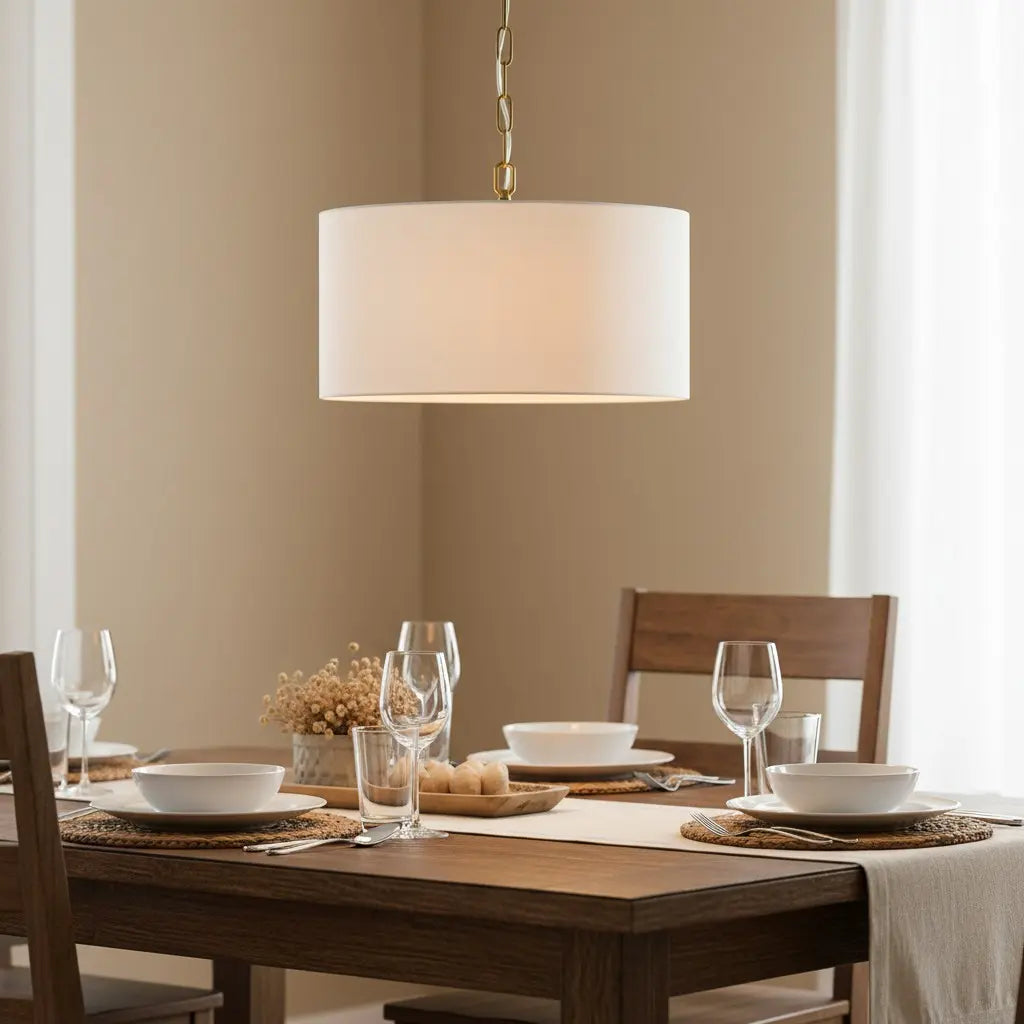 Mirenna Modern Farmhouse Leinentrommel-Pendelleuchte9.webp__PID:ae51e964-f367-4c47-889d-f548c490574d