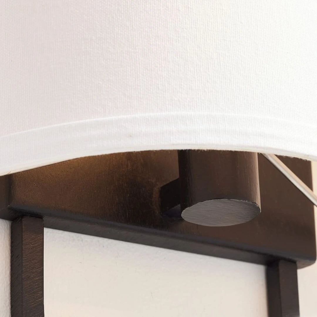 Aplique de pared de metal con pantalla de tela moderna Edena detalle1.webp__PID:b0f7c023-d079-4bfd-bbeb-0733c24c6845