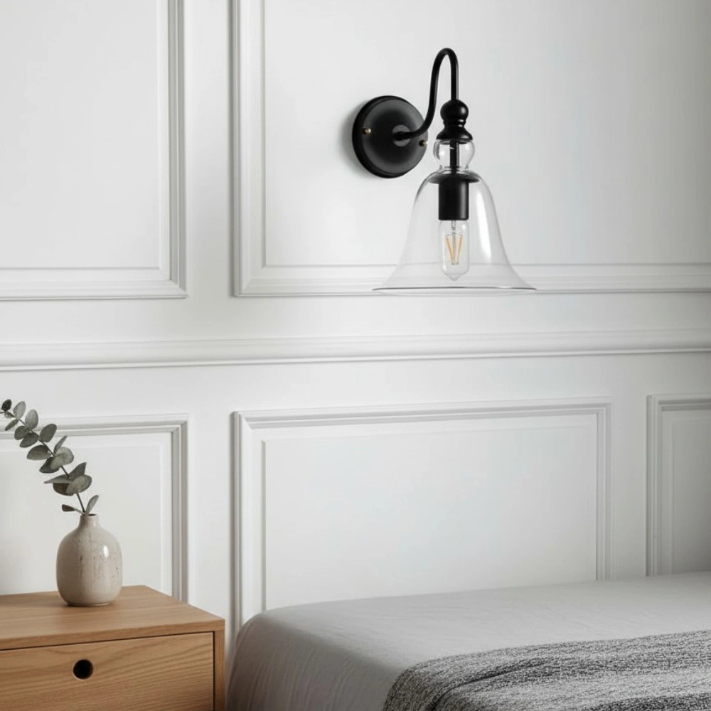 Lampada da parete in vetro rurale vintage Riggs21.webp__PID:e52c6542-fca6-4069-80be-23cac488b164
