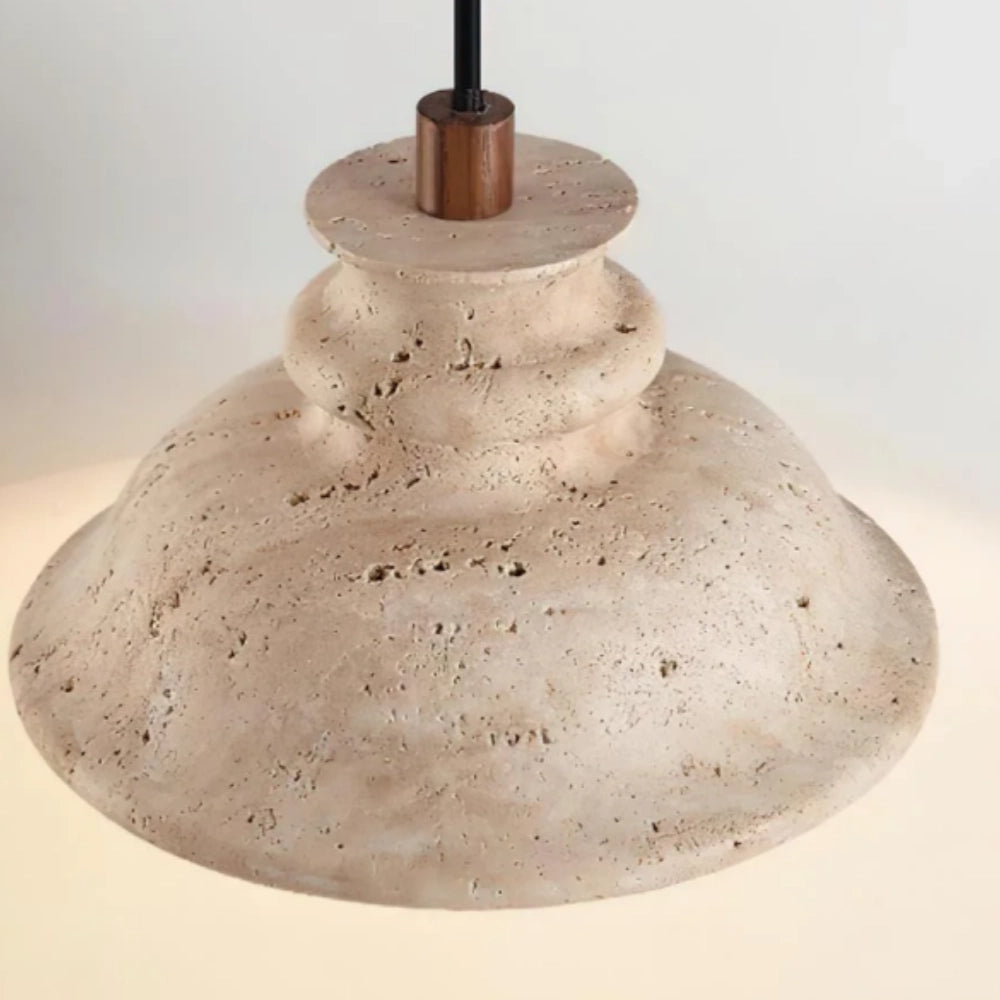Maja Wabi-Sabi Bell Travertin Pendelleuchte3.webp__PID:e5806bde-8f69-4612-9d8f-dcef2de4a634