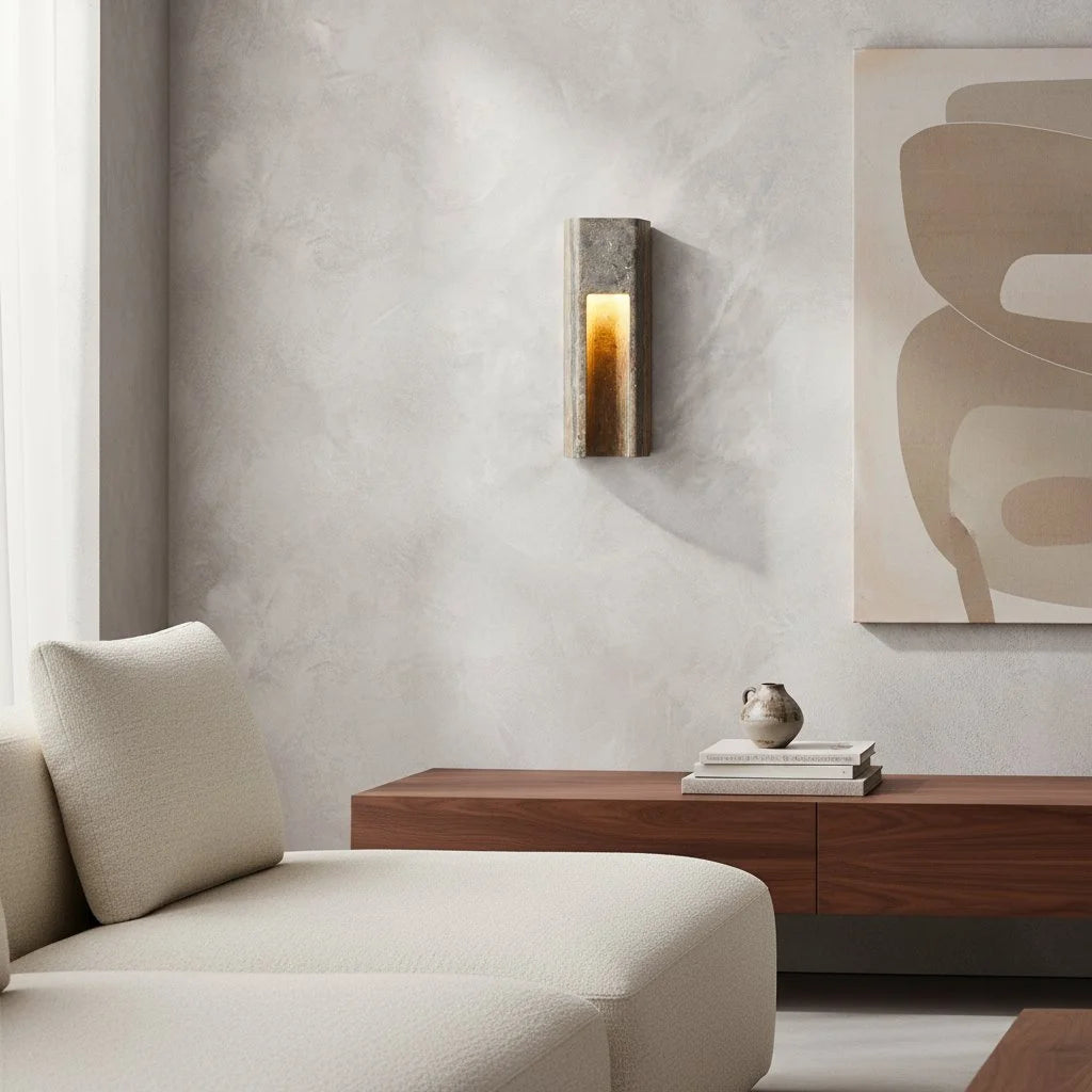 Sconce da parete minimalista in travertino per interni ed esterni Zoey grigio scuro 8.webp__PID:fa183e25-4e52-4565-88aa-bd4768f984fe