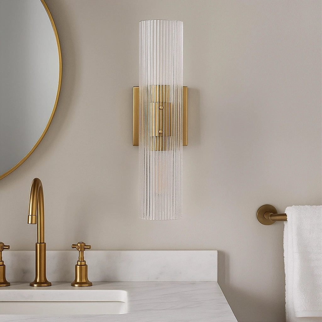 Lampada da parete moderna a colonna in vetro rigato Milo8.webp__PID:a441b89a-1909-403f-add9-881ab757d60a