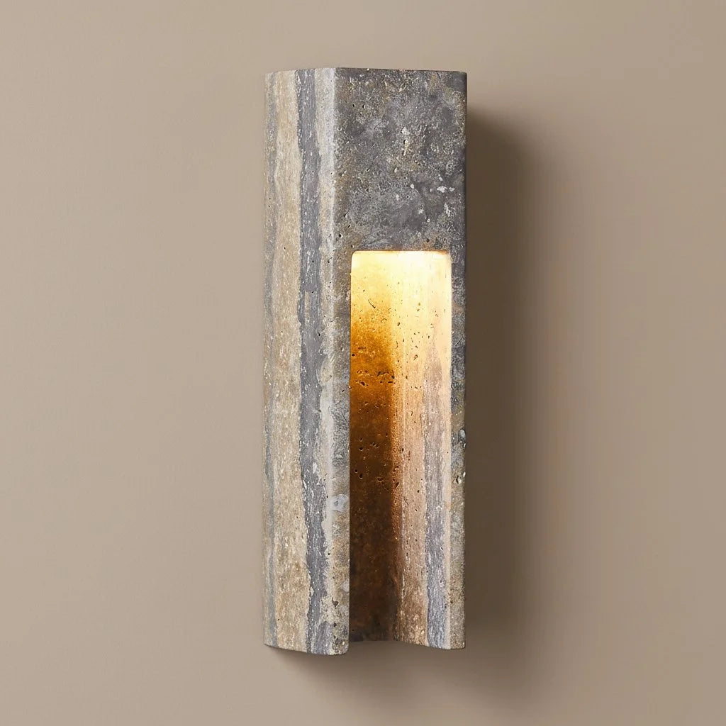 Sconce da parete minimalista in travertino per interni ed esterni Zoey grigio scuro 1.webp__PID:f9a7ebfa-1b0b-46fa-983e-254e52a56508