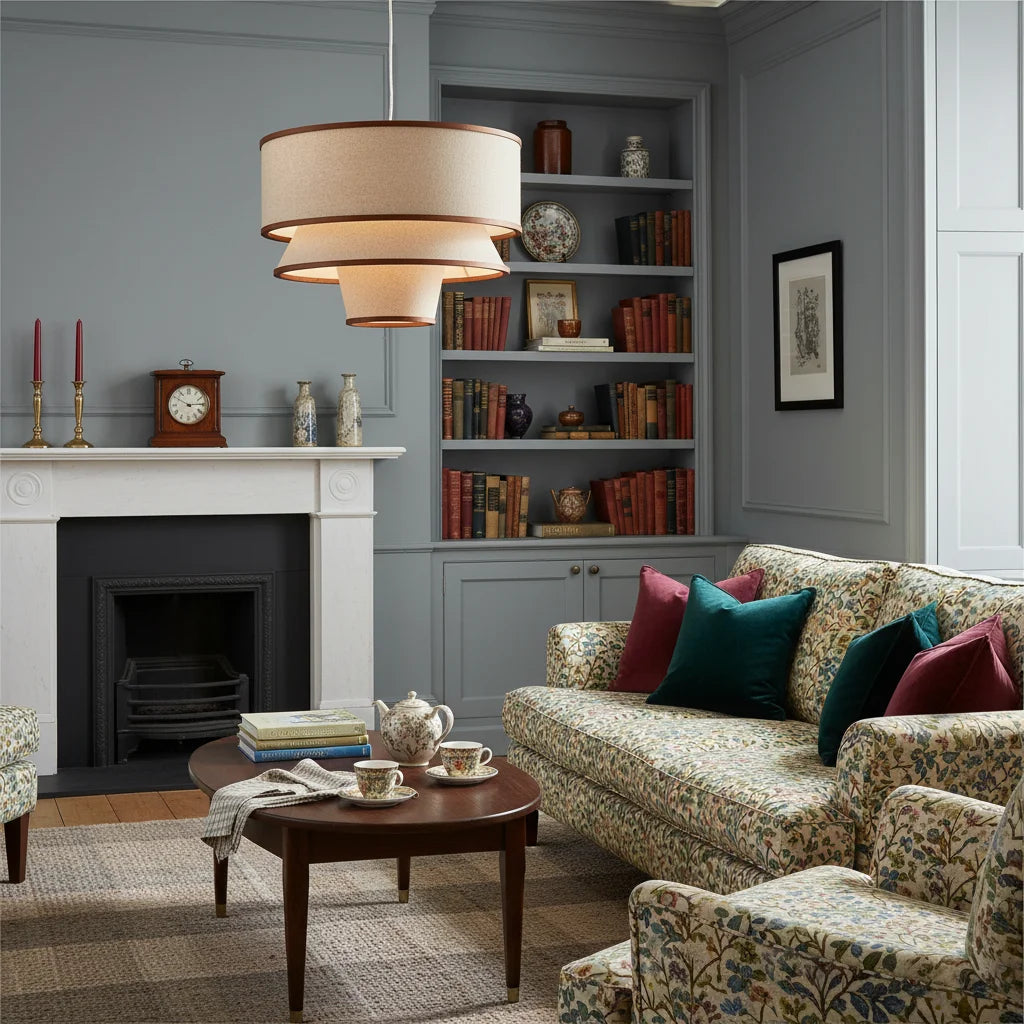 Lámpara colgante Caroline moderna de lino y madera de nogal 6.webp__PID:b5583bfd-b1bd-47ed-aa70-edde3e36e475