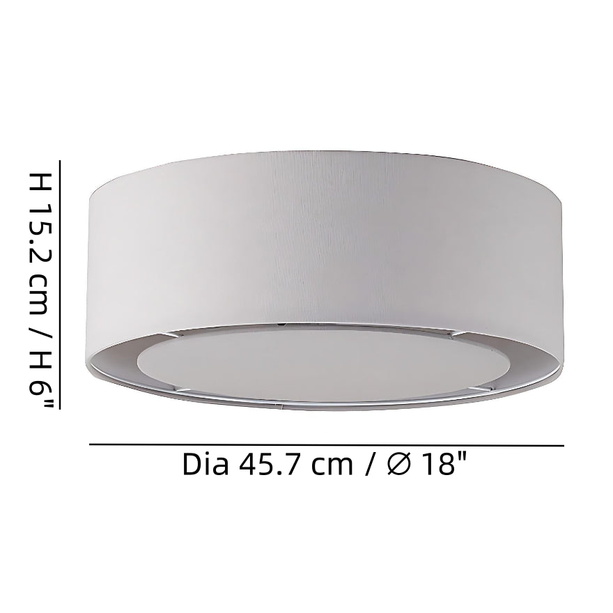 Lampada da soffitto Ames Nordic Drum con paralume in lino size.webp__PID:b58bb1a4-03ca-4059-81be-e9fc2d395112