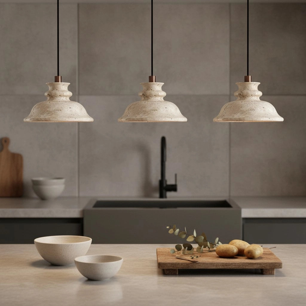 Maja Wabi-Sabi Bell Travertin Pendelleuchte11.webp__PID:e7db7e7c-8ce2-4b19-8b68-19e2fcc7d4f4