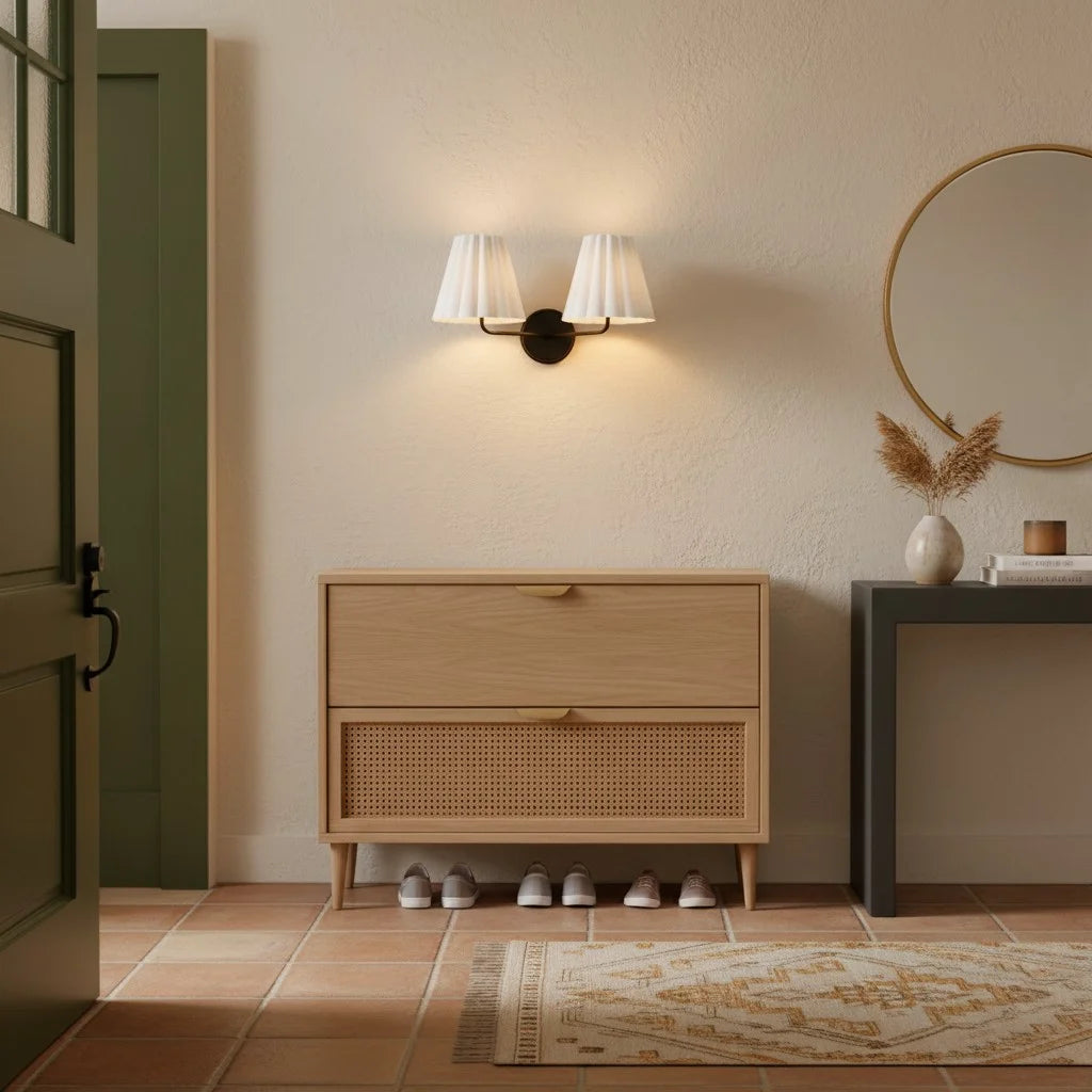Sconce da parete affusolata in tessuto di lino strutturato minimalista Kaiya23.webp__PID:49ef14c1-374f-437b-9918-0b1ac79d2d92