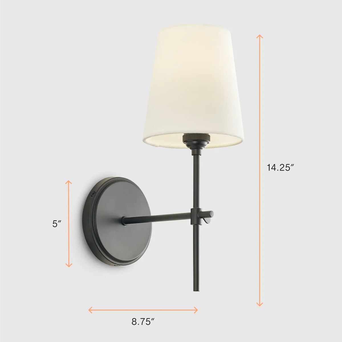 Applique murale à 1 lumière en laiton et tissu minimaliste Amberlycc.webp__PID:4e73b141-9db4-457a-8db6-5afde851b3e4