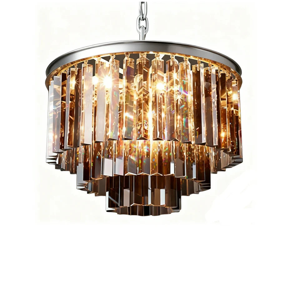 Lustre à tambour en cristal et métal de luxe Kira Vintage sku1.webp__PID:cf9723c4-ba87-4c07-bc5d-7be672641abe