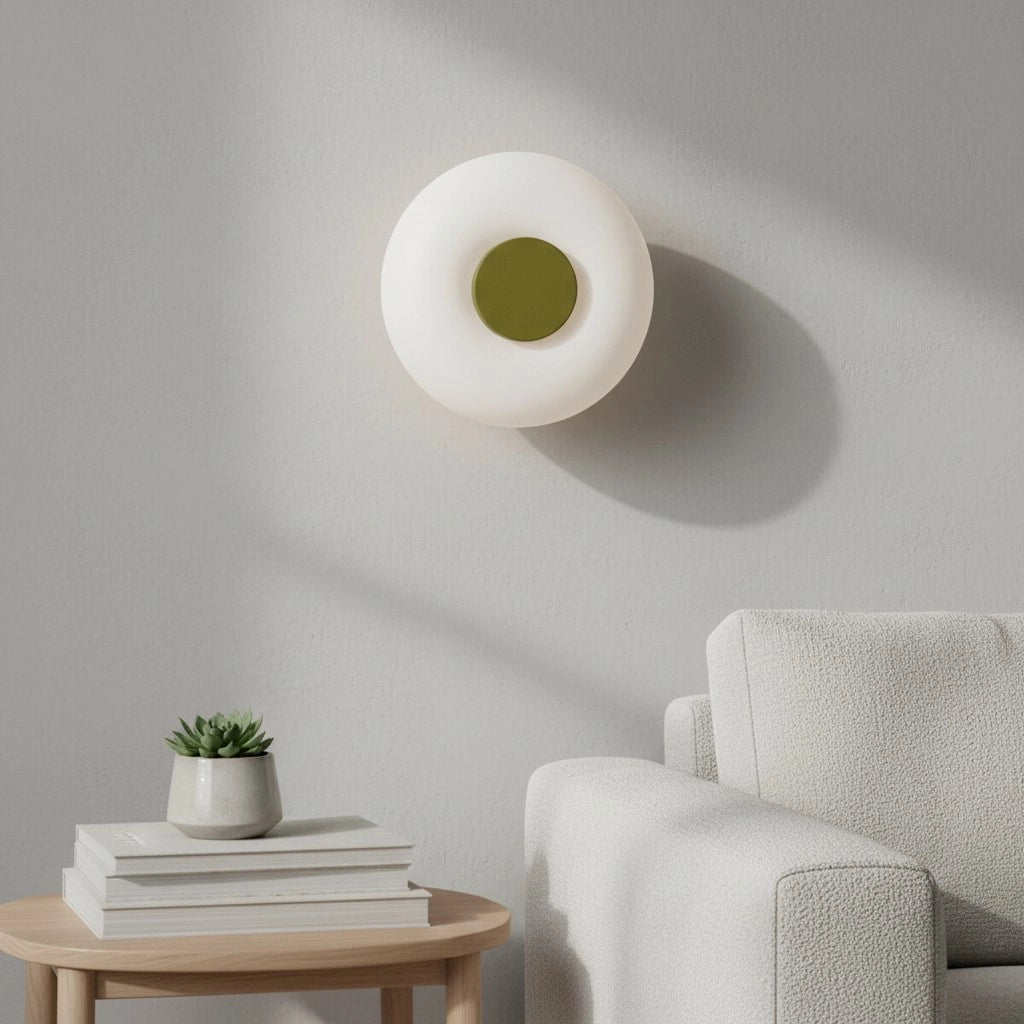 Lampada da parete in vetro rotonda minimalista Vorell6.webp__PID:b97eec6c-fbc4-4516-bc4a-9a80256f2ce4