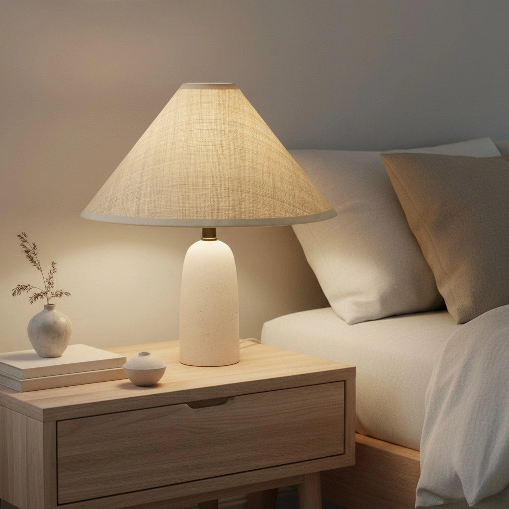 Matteo Minimalistische Tischlampe mit Raffia-Keramiksockel12.webp__PID:ff378957-8e38-487a-ae64-29e54c88094b