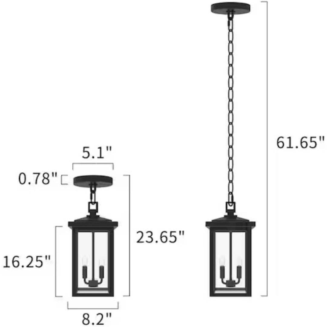 Lampada a sospensione da esterno Eric Industrial con lanterna in vetro size.webp__PID:52eae496-0440-4e60-913d-264b84c4d038