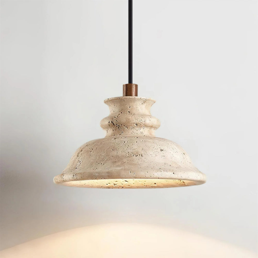 Maja Wabi-Sabi Bell Travertin Pendelleuchte2.webp__PID:e6e5806b-de8f-49b6-921d-8fdcef2de4a6