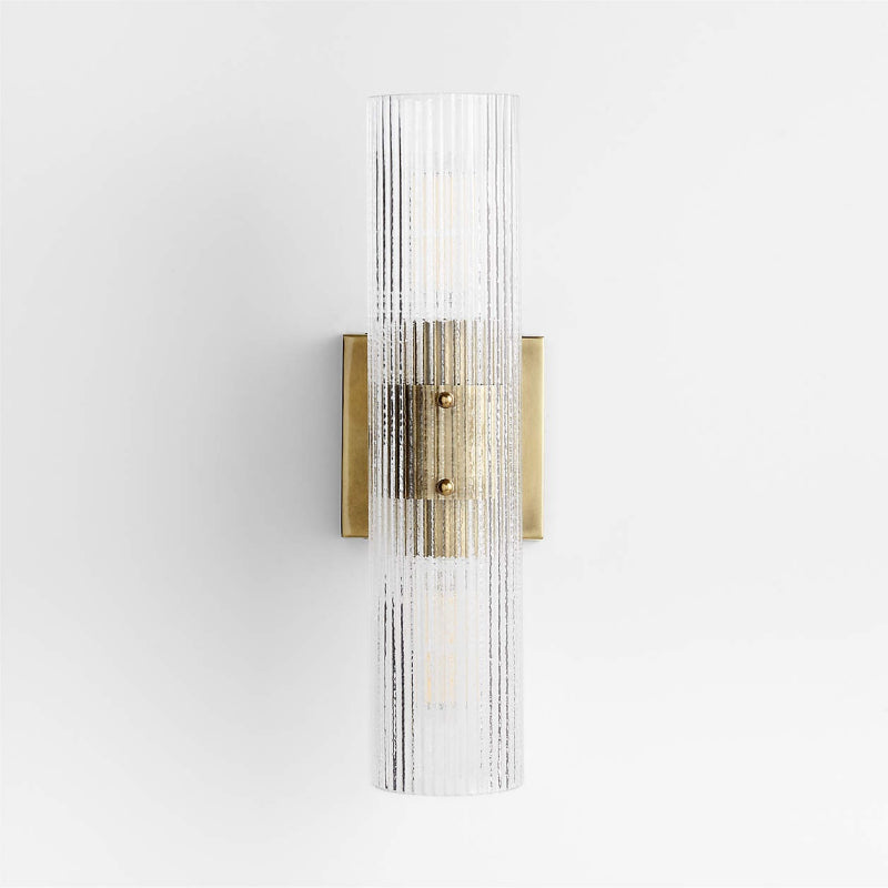 Lampada da parete moderna a colonna in vetro rigato Milo16.webp__PID:782f7193-3ef0-4b3c-8a91-e7bd7c6ddbc7