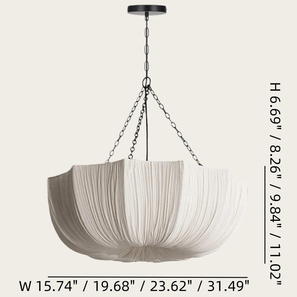 Lámpara colgante Willy vintage de tela de lino size.webp__PID:0f82a59b-5856-444a-b1a9-fc0d3293fe6b