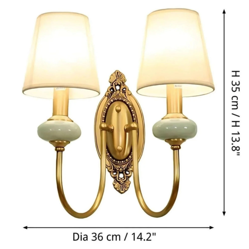 Della wall lamp product specification image