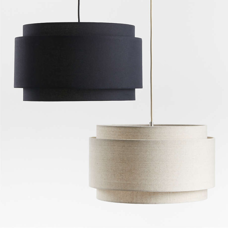 Hayden Modern Linen Drum Pendelleuchte2.webp__PID:9a01e66d-62e4-4b2d-9de5-6a08a9071081