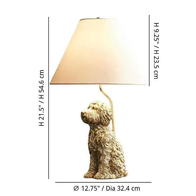 Lampe de table en forme d'animal en métal et tissu vintage Mirel size1.webp__PID:1025be39-aeca-4e8f-b7c2-382e14abb880
