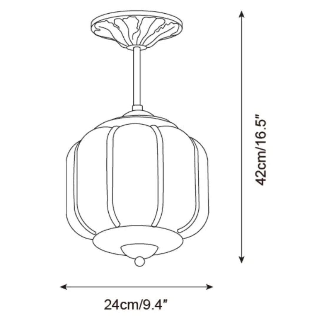 Lampa sufitowa Alana Vintage Cream Glass Pumpkin size1.webp__PID:eeb16c15-50fc-43a5-9796-64f2737d4480