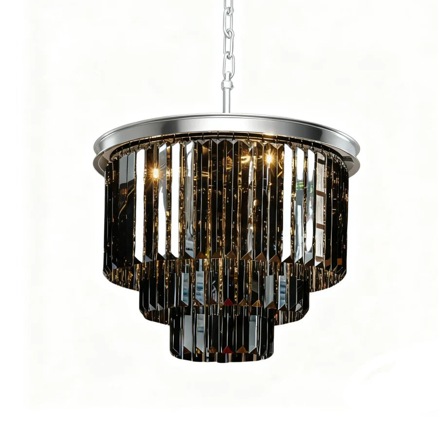 Lustre à tambour en cristal et métal de luxe Kira Vintage sku3.webp__PID:e8636162-867b-49e0-804f-d340cf9723c4