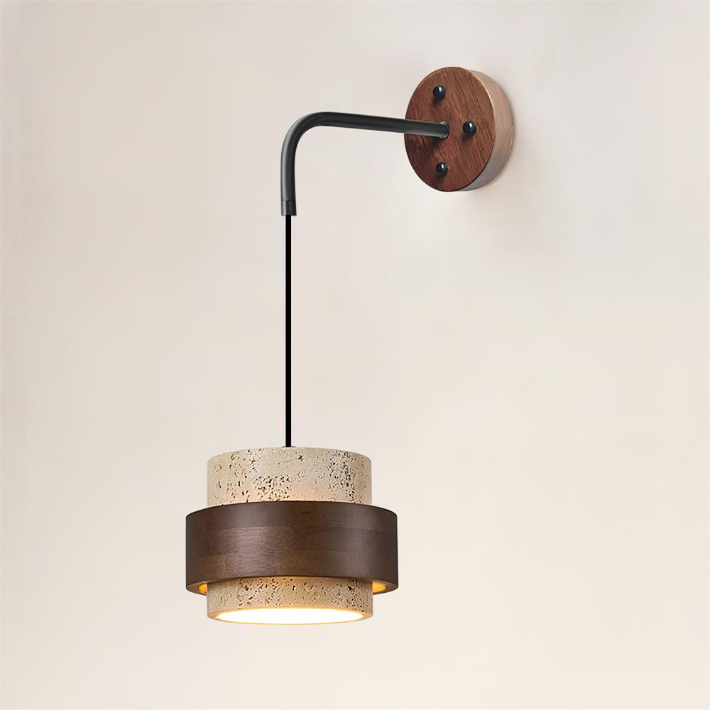 Lampada da parete a strati cilindrici in cemento Jasper in legno massello (5).jpg__PID:8bf6783b-a1d7-4b3e-be85-ec9e4b8a1962