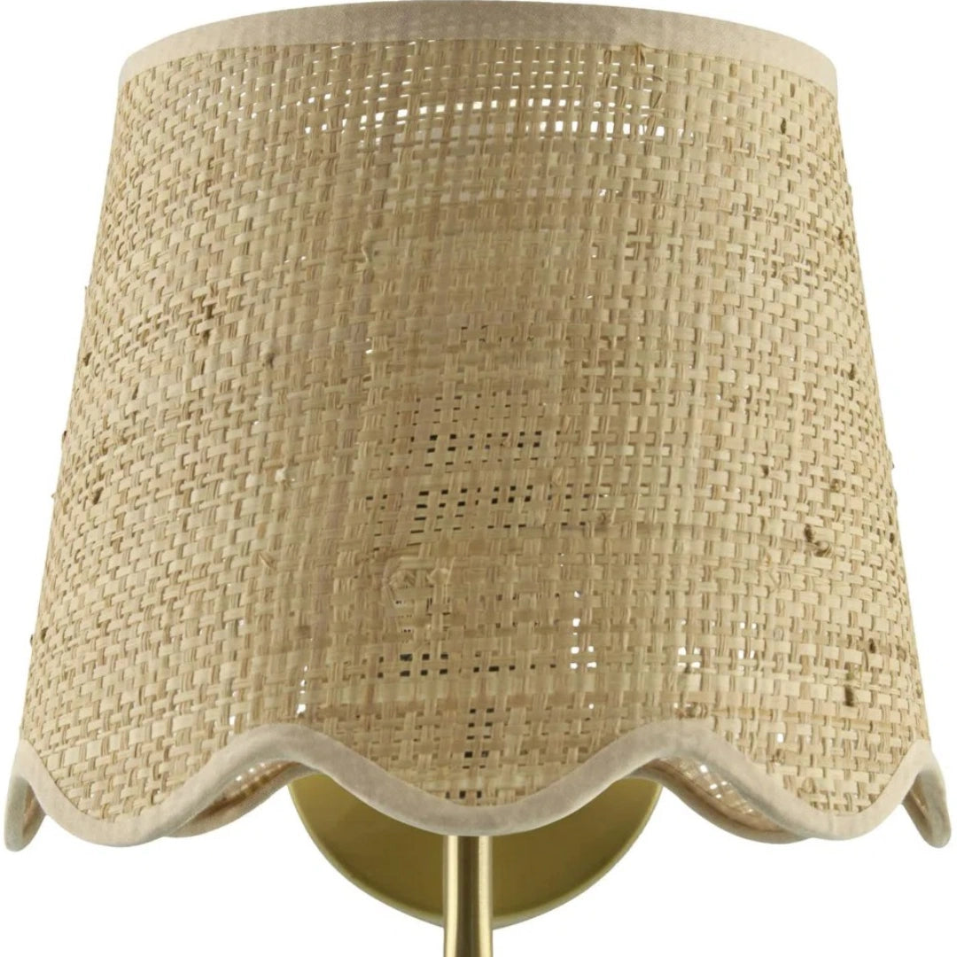 Kinkiet ścienny Tracie Farmhouse Rattan Drum detal2.webp__PID:de5b9a5a-a26e-4412-a570-629957b7a18f