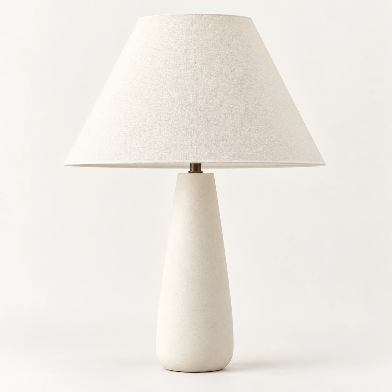 Concrete base in white